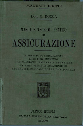 Manuale teorico pratico di Assicurazione